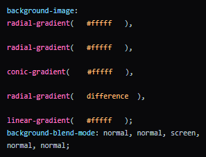 CSS code for bottom layer