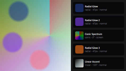 Layer order example - bottom